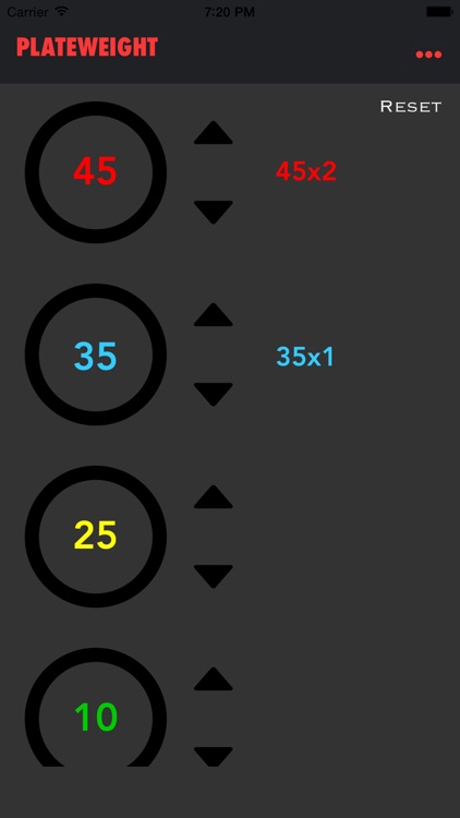 PlateWeight - Calculator
