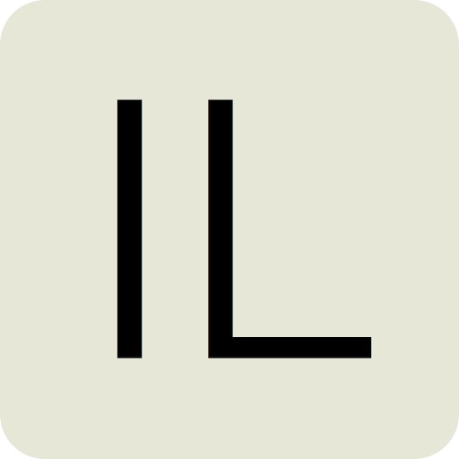 IL - Find the letter L among many letter Is Icon