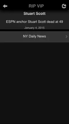 RIP VIP: The Death Alert App. iPhone image 3