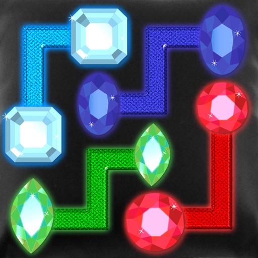 A Best Diamond Delight maze flow brain puzzle game FREE:Test your IQ