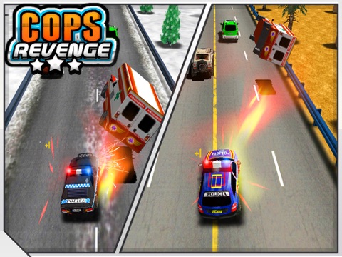 復讐COPS - 高速道路でパトカーの解体（破壊愛好家のためのゲーム）のおすすめ画像3