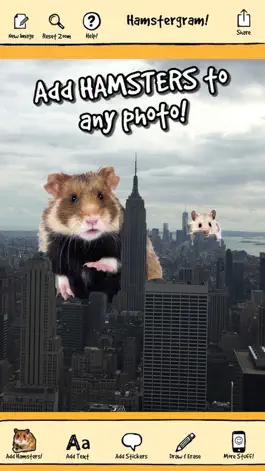 Game screenshot hamstergram - make people hamsters instantly and more! hack