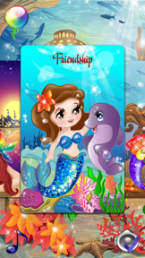 Mermaid Princess Coloring Pages for Girls and Games for Ltttle Kids screenshot