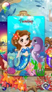 Mermaid Princess Coloring Pages for Girls and Games for Ltttle Kids screenshot #5 for iPhone