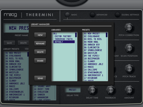 Screenshot #6 pour Theremini Advanced Software Editor