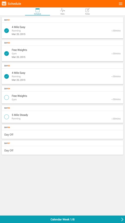 Workout Scheduler