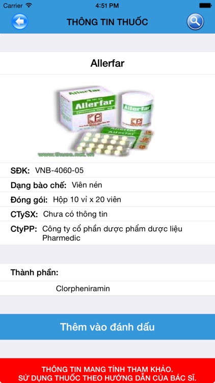 Từ Điển Thuốc Tây screenshot-3