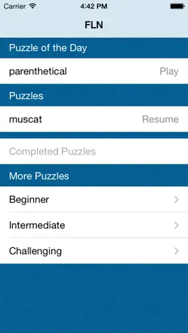 Game screenshot Crossword Fill-In Puzzle - Daily FLN apk