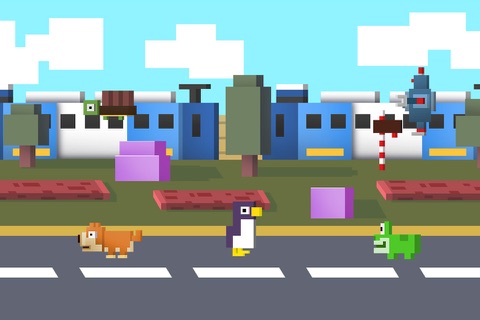 Crossing Penguin - Best Arcade Jump Hopper Game screenshot 2