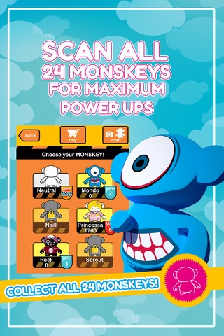 Monskey the game! Lite screenshot 2