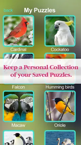 Game screenshot Birds Jigsaw Free - Collection Of Unique Puzzle Pics Of Falcons & Penguins hack