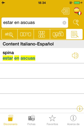 Spanish <-> Italian Talking Dictionary Global Mondadori Langenscheidt screenshot 3