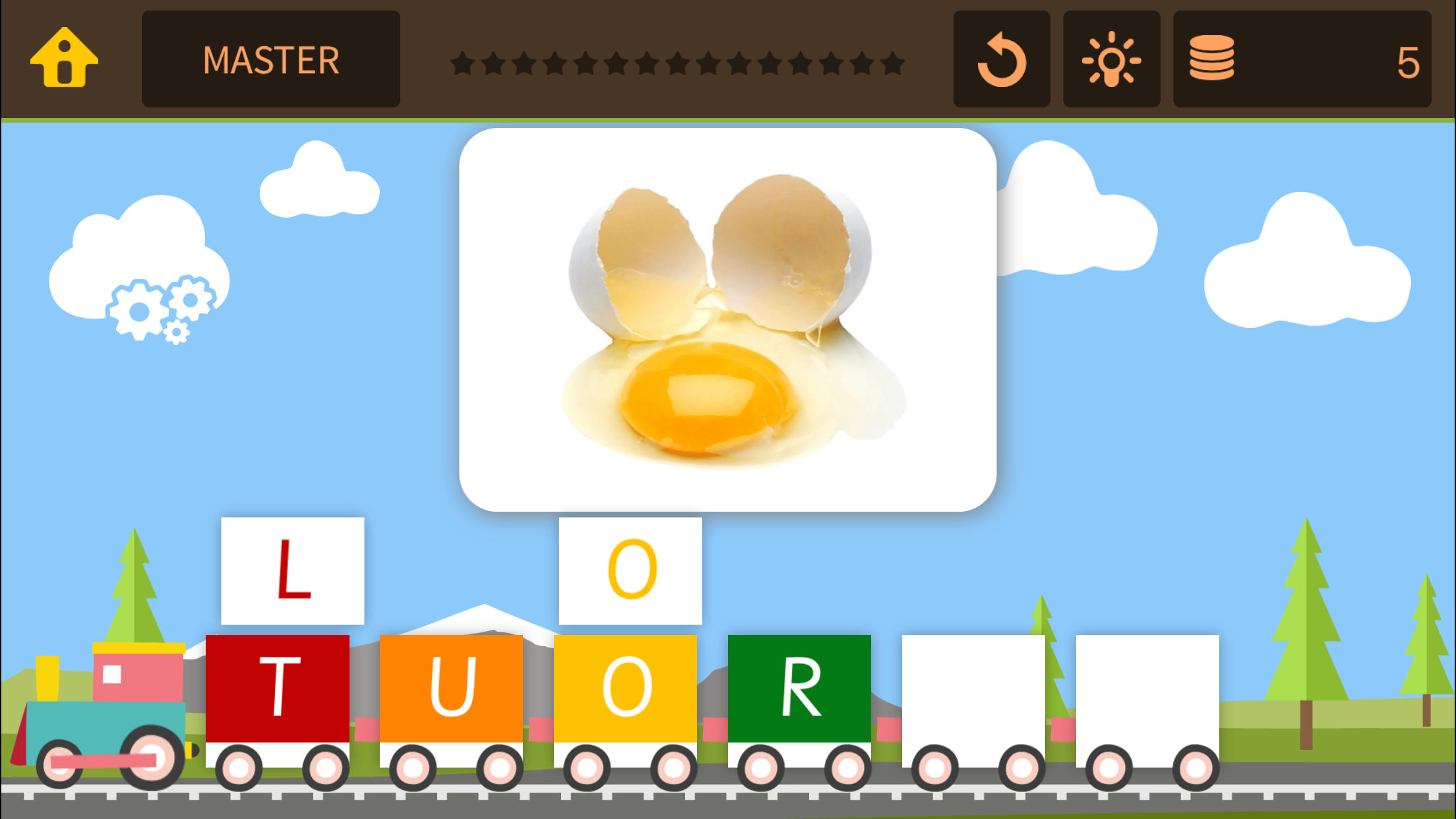 Treno di parole – Giochi di spelling bee e puzzle cerca la parola per bambini