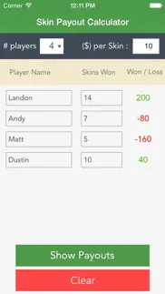 golf skins payout calculator not working image-2