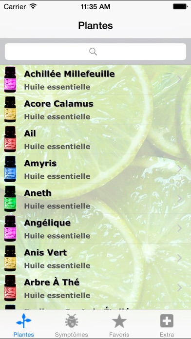 Screenshot #1 pour Guide de l'aromathérapie pour se soigner à base d'huiles essentielles