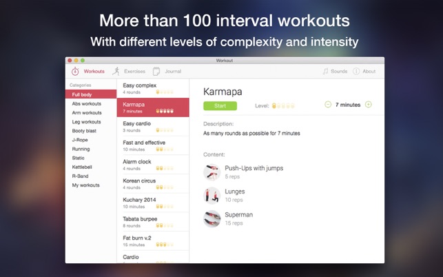Workout - app for interval and hiit training(圖1)-速報App