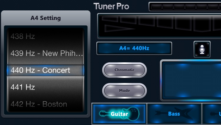 C Tuner - The accurate and easy-to-use tuner for guitar, bass, ukulele, violin and pipe