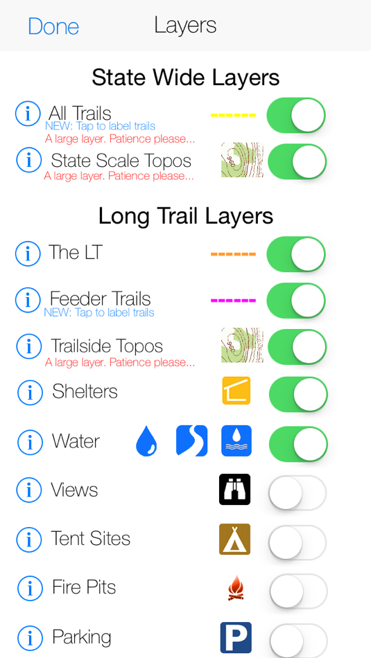 #3. VT Trails (iOS) Με: Walk About Apps