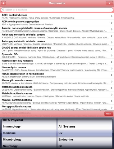 Screenshot #4 pour Med Mnemonics