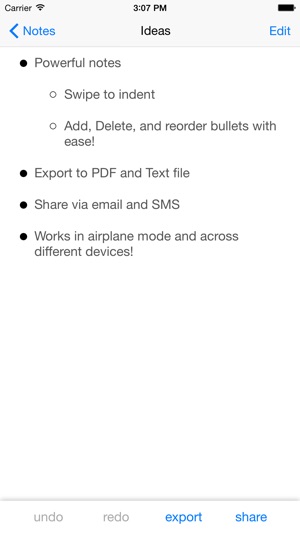 BulletNote - Powerful Lists(圖2)-速報App