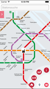 wiennetz.at - schneller einsteigen - umsteigen - aussteigen - Wiener Linien Info screenshot