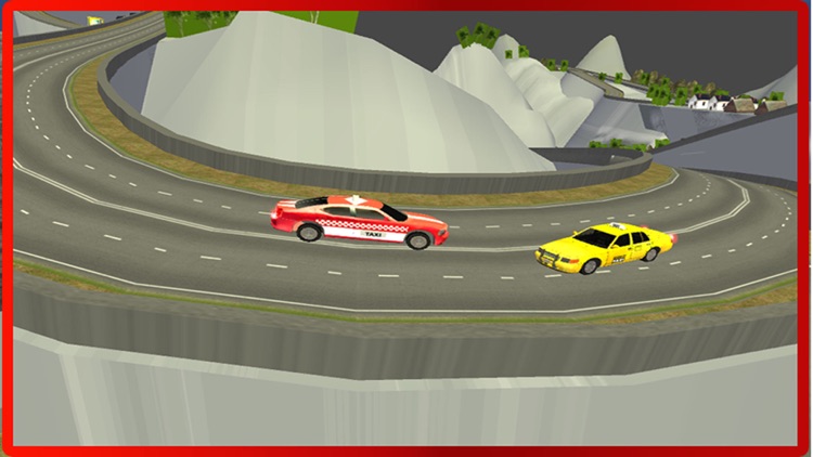 Taxi Driver Sim: Hill Station 2016 – free yellow cab racing simulator in snow mountain