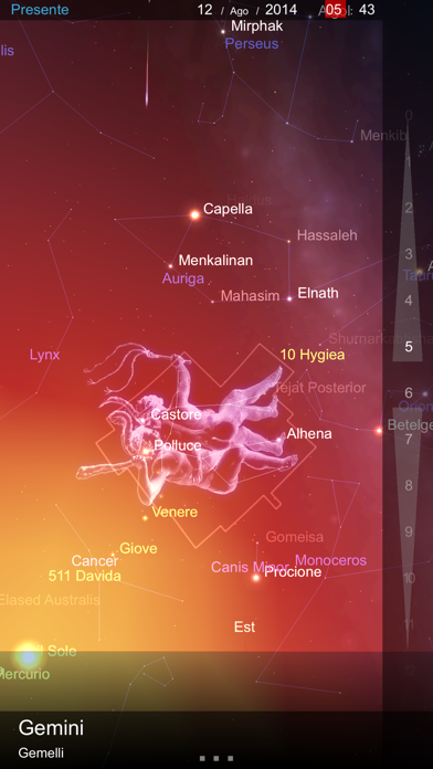 Mappa Stellare iPhone screenshot 2