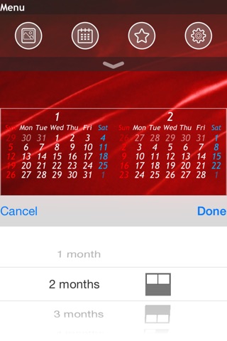 12Calendar - Lock screen wallpaper calendar screenshot 2