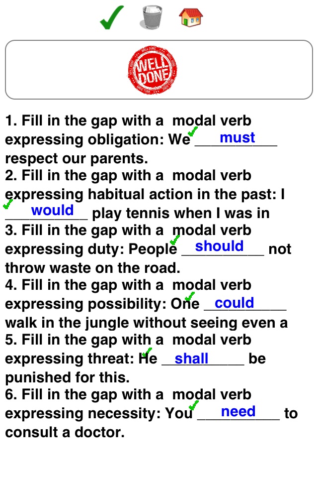 English Grammar Basics Lite screenshot 2