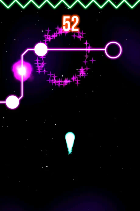 Rock Shot hit dots following hard rock rhythm and music
