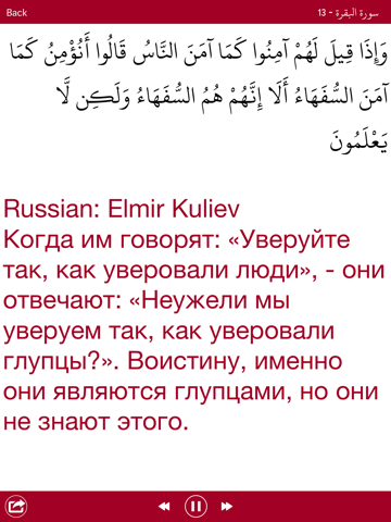 Screenshot #6 pour Holy Quran With Russian Audio Translation
