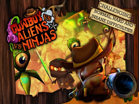 Screenshot #4 pour Cowboy Vs Aliens Vs Ninjas