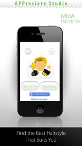 MMA Hairstyles - Fight Smart for Warriors screenshot #4 for iPhone