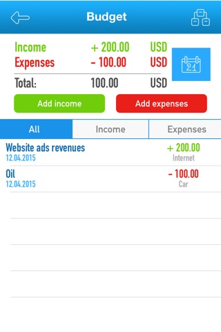 My budget : Personal spendings and revenue manager, currency exchange and notes with remindersのおすすめ画像2