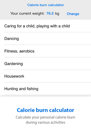 DiaLife - calorie counter, calorie burn, glycemic index, weight tracking screenshot 4