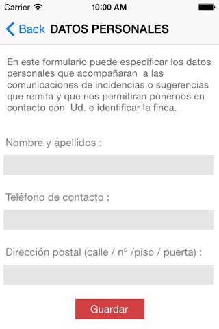 Incidencias Yak screenshot 2