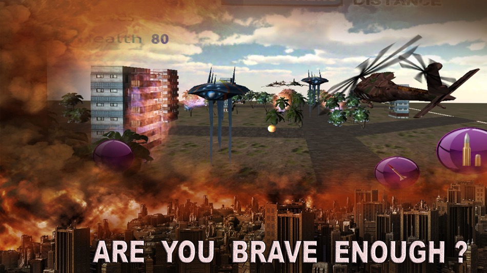 #2. Chopper War Z 3D - Helicopter Adventures vs alien invader spaceship attack (iOS) 由: Yehonatan Tuval