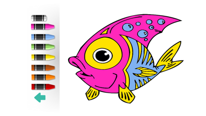 Screenshot #2 pour animaux marins livre à colorier pour les enfants