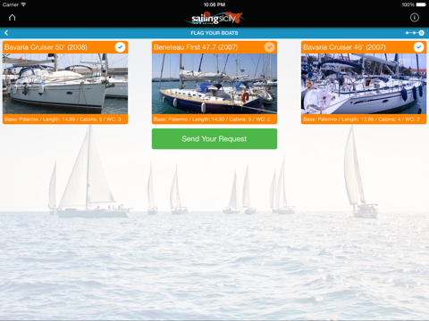 Sailing Charter Italy iPad screenshot 5 - Travel app