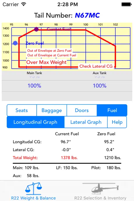 R22 Weight & Balance