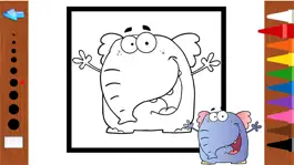 Game screenshot Free Kids Coloring Book - Cute Cartoon Learning For Fun hack