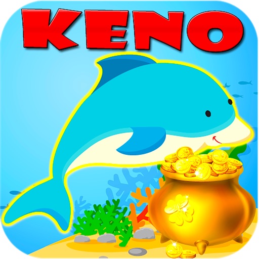 Keno Free Dolphin Fairy Tap Casino Bonus - Free Keno Multi Classic Saga Aquarium Mega Lucky Keno Game Bingo Eggs Edition HD iOS App