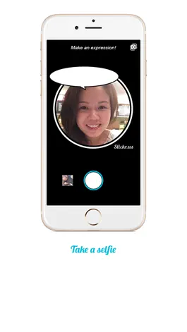 Game screenshot Stickr! - Send fun selfie expressions as stickers to friends mod apk
