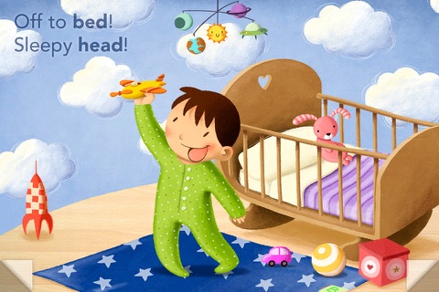 Off to bed! Boys and girls - Interactive lullaby storybook app for bedtime screenshot 2