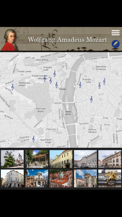 Music in Prague - multimedia application for classical music fans