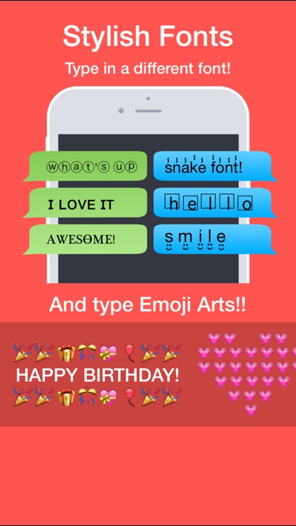 Typeable - Quick Keypads, Stylish Fonts, Emoji Arts, Color Keys, Custom Keyboard for iOS 8
