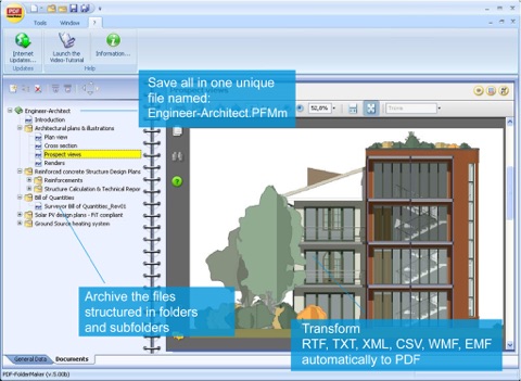 PDF-FolderMaker iPad screenshot