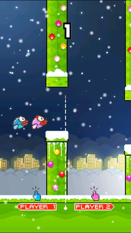 TinyFly Christmas 2014 - Xmas Flappy Racing - Multiplayer Birds Edition screenshot-4