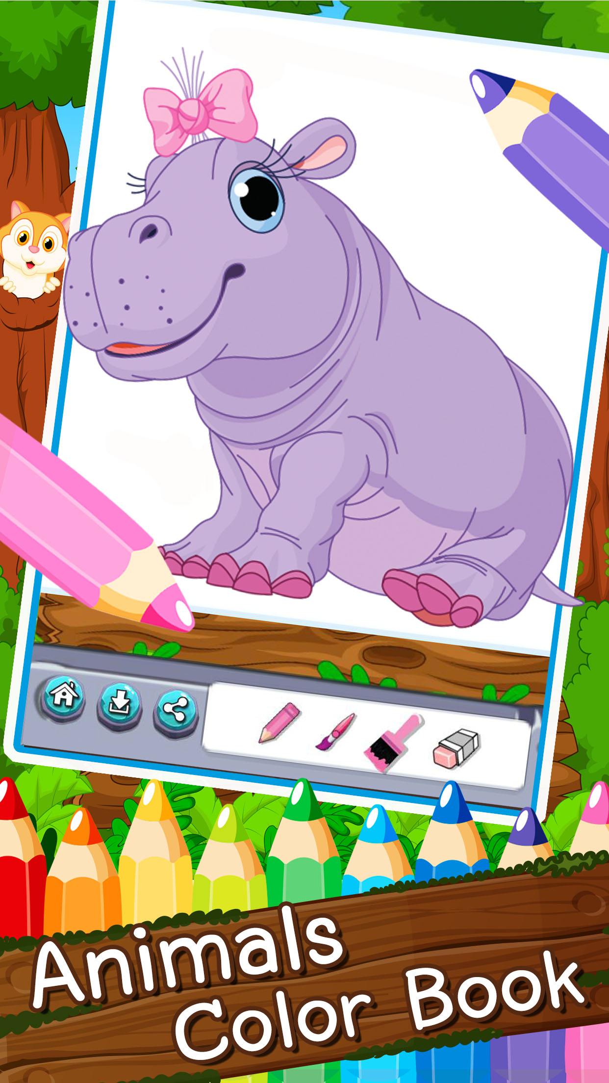 drawing & coloring art book for kid screenshot 5