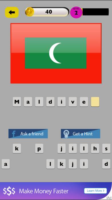 Screenshot #1 pour Flag Quiz - Guess the flags from around the world, Quiz, Trivia